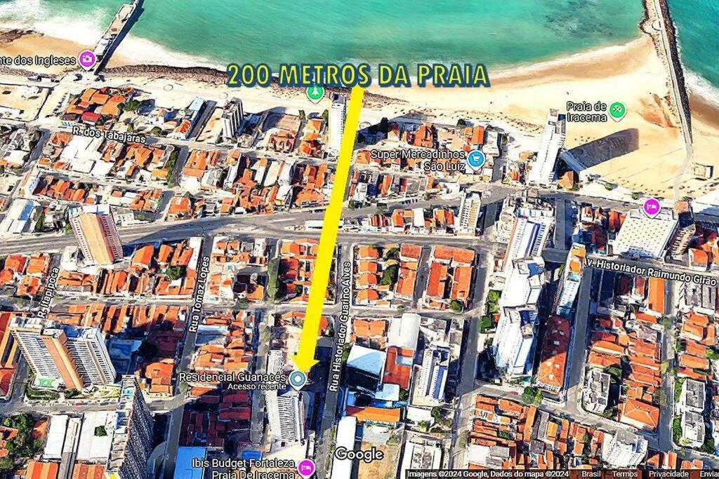 Fortaleza Praia Iracema Apartamento Guanaces Vista Mar Exterior foto